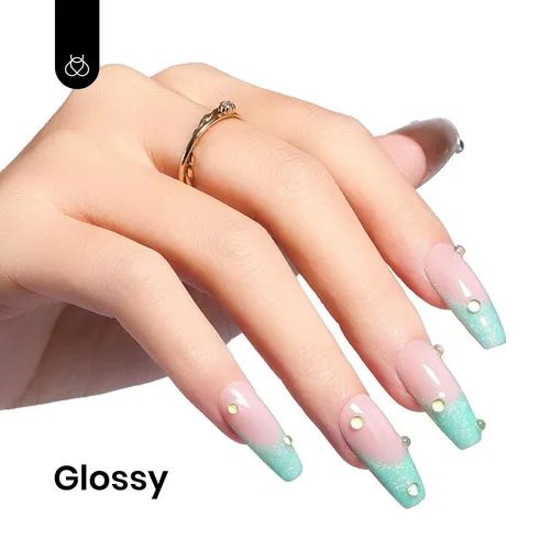 Miniatura 633 de Beetles - Esmalte de uñas de gel marrón – 0.5 onzas líquidas de esmalte de gel marrón oscuro, lámpara LED UV para uñas, regalo de manicura para I