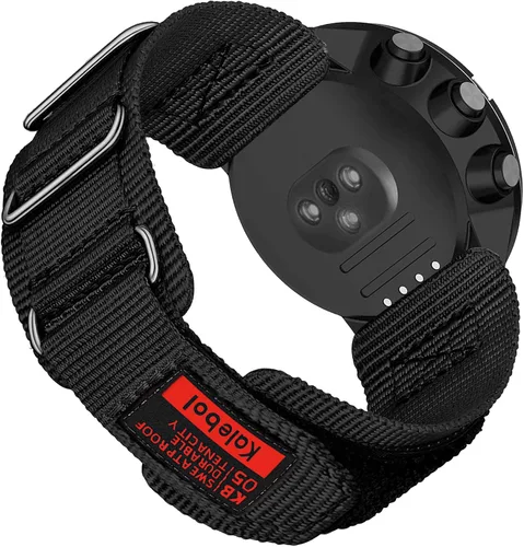 Miniatura 11 de LYSANDRA Compatible con SUUNTO 9/9 Baro/9 Titanium Watch Band, correa deportiva de nailon de 0.945 in con diseño tejido para SUUNTO Spartan