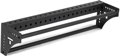 Titan Fitness Barra estabilizadora de doble dominada montada en bastidor para bastidores de alimentación de las series T-3 o X-3, agarre de 1.260