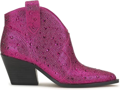 Miniatura 8 de Jessica Simpson Botines puntiagudos de gamuza para mujer