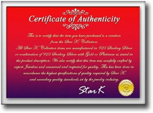 Miniatura 7 de Star K Anillo de promesa de plata esterlina de 0.315 in con forma de corazón de tres piedras