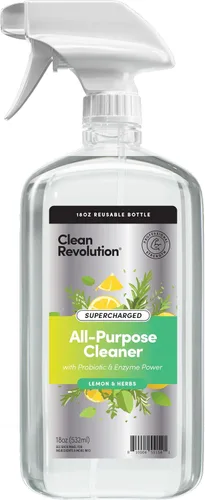 Miniatura 37 de Clean Revolution Suministro de repuesto para limpiador de superficies múltiples, no tóxico, ecológico y a base de plantas, listo para usar, lavanda