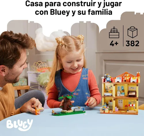 Miniatura 2 de LEGO Bluey: Bluey's Family House - Juguete para niños y niñas de 4 años - El juego de casa incluye 6 personajes populares - Gran idea de regalo