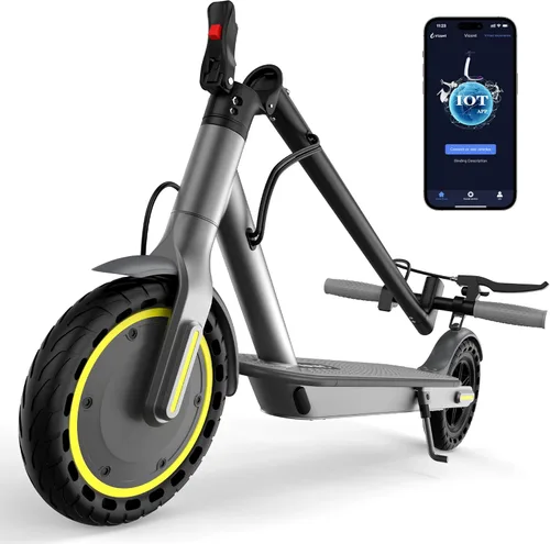 Miniatura 16 de MAXSHOT Scooter eléctrico para adultos, neumáticos de 8.5/10/14 pulgadas, 19/22 mph, motor de 350 W/500 W, rango de 21-28 millas, plegable con doble