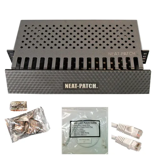 Miniatura 5 de Neat Patch MINI 1U Unidad de gestión de cables de bajo perfil