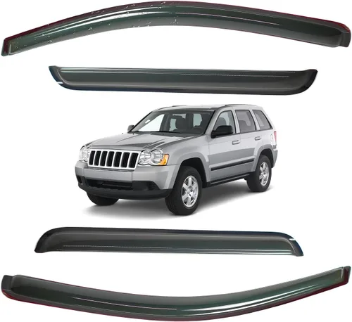 Miniatura 92 de Viseras para ventanas para Mazda 3 Sedán 4 puertas 2004 2005 2006 2007 2008 2009 estilo JDM Mugen, deflector de viento, protector solar y de lluvia