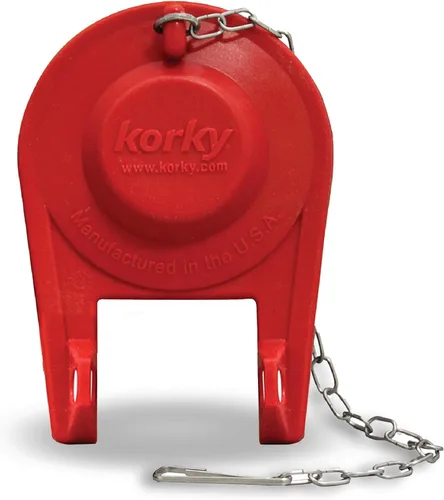 Korky Aleta universal para inodoro ultra estándar de 2 pulgadas, goma de larga duración, fácil de instalar, fabricada en EE. UU., 100BP