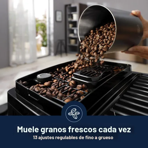 Miniatura 5 de De'Longhi Magnifica Evo - Máquina Automática de Espresso y Café con Espumador de Leche Manual, Molinillo Integrado y Función de Limpieza Automática