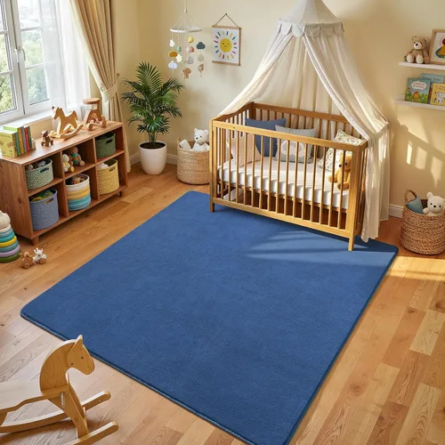Miniatura 233 de Amearea Alfombras modernas para dormitorio, sala de estar, alfombra de espuma viscoelástica gruesa de 4 x 6 pies, alfombra de espuma viscoelástica