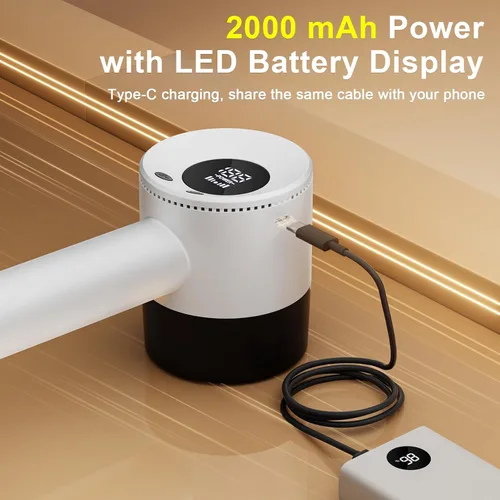 Miniatura 6 de Heapsion Afeitadora de tela, removedor de pelusas, afeitadora de suéter de 10700 RPM con cabezal de 6 cuchillas, rodillo oculto, removedor de pelusa