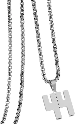 Miniatura 101 de Collar de Número Dorado para Hombre, Cadena de Acero Inoxidable con Colgante de Número para Atletas, Joyería Deportiva Personalizada para Niños