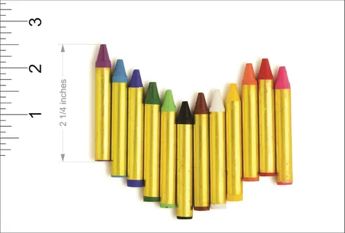 Miniatura 3 de Dress Up America 12 colores de crayones para dibujar en rostro y cuerpo. Seguro y no tóxicos, 1, Multicolor