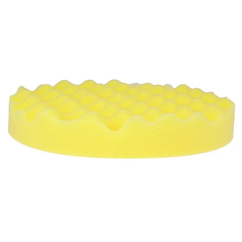 Miniatura 7 de Almohadilla de pulido de esponja de coche de 7 pulgadas (7.087 in), almohadilla de espuma de onda suave, kit de almohadillas de esponja para pulidor