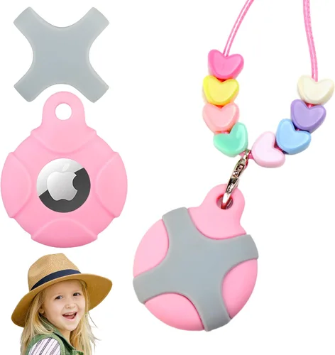 Soporte para collar Airtags para niños y adultos, Airtags ocultos para niños | Collar ajustable para niños y adultos | Funda impermeable para