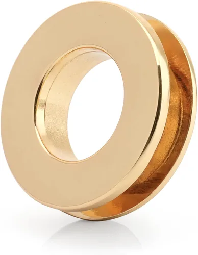 Miniatura 2 de CRAFTMEMORE Anillos de metal a presión con ojales de superficie plana, anillos tóricos para bolso, fácil instalación, paquete de 4 (0.433 in