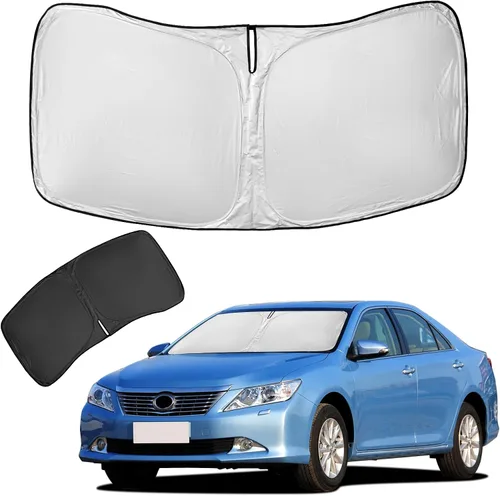 Miniatura 18 de para Dodge RAM 1500 2019-2024 2025 2026 Parasol Parasol para Parabrisas Cubierta - 4 Capas Parasol para Ventana Delantera para RAM1500 2Puertas