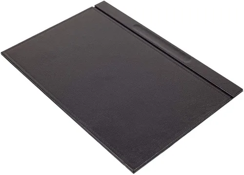 Miniatura 2 de MOOGCO Juego de escritorio de cuero, almohadilla de escritorio, soporte para papel de notas, soporte para bolígrafos, posavasos de cuero, soporte