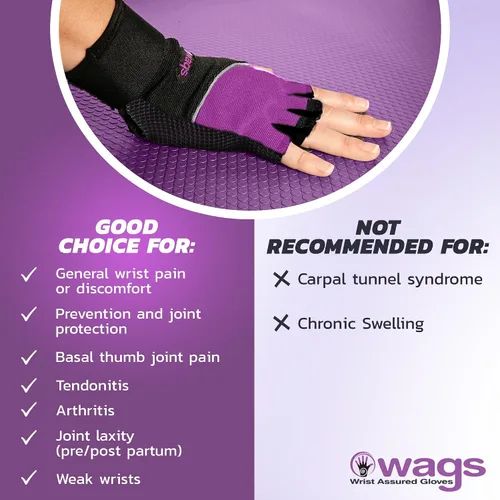 Miniatura 4 de Guantes de soporte de muñeca con almohadilla de gel ergonómica patentada y muñequera para entrenamientos de mujeres y hombres