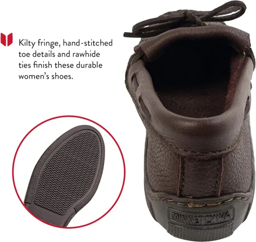 Miniatura 5 de Minnetonka Mocasín Kilty con flecos Moosehide para mujer