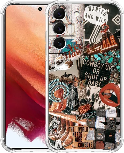 Miniatura 7 de Funda estética de collage para Samsung Galaxy S23 Ultra, patrón de citas positivas, funda de TPU suave de moda compatible con Galaxy S23 Ultra