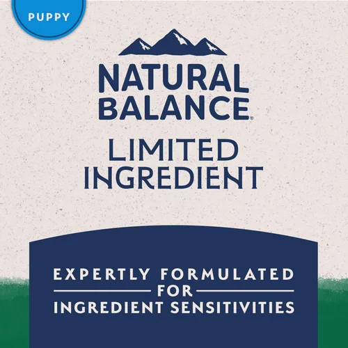 Miniatura 7 de Natural Balance Alimento seco para cachorros de ingredientes limitados con granos saludables, receta de cordero y arroz integral, 24 libras