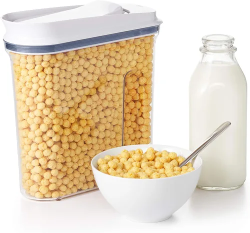 Miniatura 6 de OXO Good Grips Dispensador hermético de cereales POP de tamaño mediano (3.2 L)