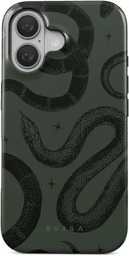 Miniatura 26 de BURGA - Funda compatible con iPhone 12, apta para carga inalámbrica, carcasa rígida híbrida de 2 capas + funda de silicona, resistente, ajuste