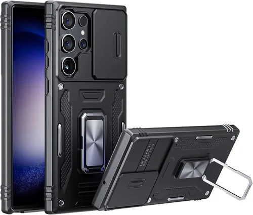 Miniatura 21 de ANGELAS - Funda a prueba de golpes para Samsung Galaxy S23 Plus, parachoques de silicona TPU con protección anticaídas, cubierta deslizante