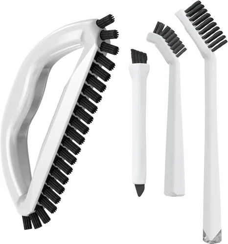 Miniatura 11 de Juego de cepillos de limpieza de lechada (3 piezas) para limpieza profunda multiusos, cepillo de dientes de limpieza para esquinas y espacios