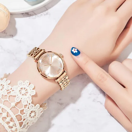 Miniatura 4 de CIVO Watches for Women 32mm Analog Quartz Watch Stainless Steel Dress Womens Watch Waterproof Fashion Elegant Wrist Watch Luxury Diamond Ladies