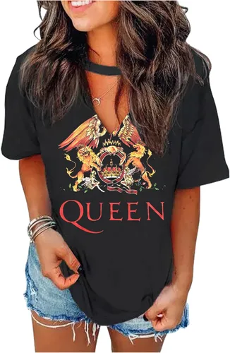 Camisetas blanqueadas de banda de rock para mujer, camiseta gráfica vintage de concierto, manga corta, ajuste casual, camisetas de regalo de música