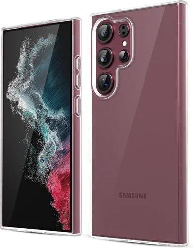 Miniatura 42 de oakxco Funda para teléfono Samsung Galaxy S21 Ultra con agarre de silicona líquida, bonita funda delgada y delgada de goma suave de TPU lisa