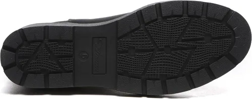 Miniatura 5 de Athlefit - Botines Chelsea, para mujer, de cuña, elásticos, con plataforma, suela dentada, sin cordones