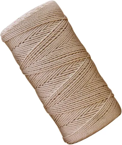 Miniatura 10 de Hemoton Cordón de hilo de algodón: cuerda de macramé, cuerda de macramé, tapiz de hilo de algodón, cuerda de macramé para colgar plantas