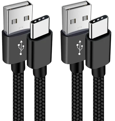 Miniatura 7 de Paquete de 2 cables de carga USB-C de 6 pies para Motorola Moto G Fast/G Power/G Pure/G Stylus 5G, Moto G9 G8 G7, G7 Play, G7 Plus, G7 Power G6, G6