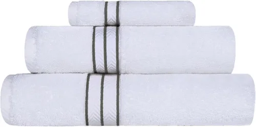 Miniatura 32 de Juego de toallas de baño de algodón turco ultra suave de Superior, juego de 2 piezas, toallas para la ducha, baño, artículos esenciales para el Latte