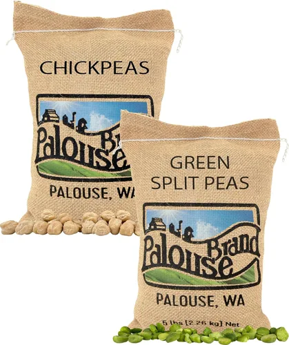 Miniatura 14 de Palouse Brand Suministro de cubo de leguminosas de emergencia Certificado libre de residuos de glifosato 75 libras Garbanzos, lentejas