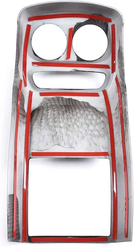 Miniatura 7 de YIWANG Marco de ventilación de aire cromado ABS para Mercedes Benz Clase G W463 G500 G550 G63 2019 2020 Accesorios (fibra de carbono)