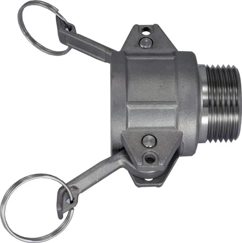 Miniatura 4 de Duda Energy CamSocket-HB050 304 Acoplador de montaje de tubería de leva y ranura de acero inoxidable de 1/2 pulgada de bloqueo de leva x 1/2 pulgada