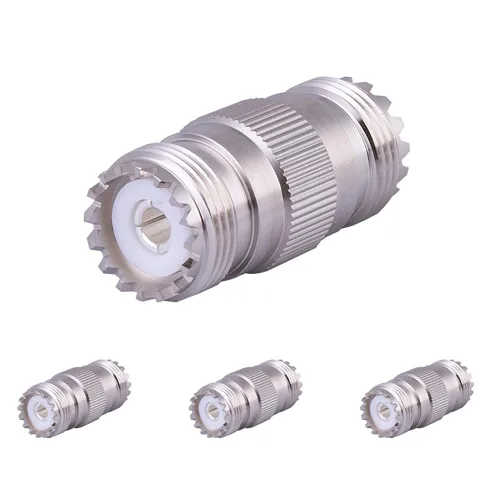 Miniatura 6 de XRDS -RF UHF PL-259 a SO239 - Conector adaptador hembra (2 unidades NO para televisores)