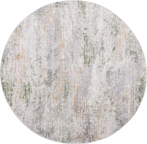 Miniatura 2 de SAFAVIEH Palma Collection - Alfombra de pasillo, 2 x 7 pies, gris y verde, no desprende pelusa y de fácil cuidado, ideal para zonas de alto tráfico