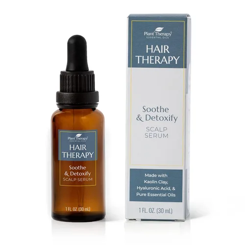 Miniatura 9 de Plant Therapy Terapia capilar Fortalece y crece suero reparador del cabello 1 oz con argán y aceite de ricino