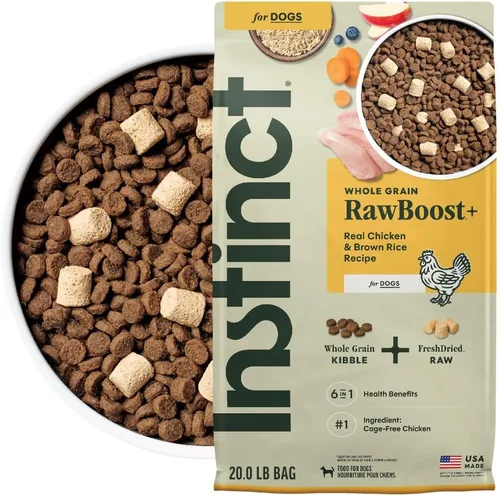 Miniatura 16 de Instinct Raw Boost, alimento seco natural para perros con trozos liofilizados, receta de grano entero con alto contenido de proteínas, carne de res