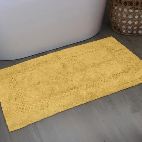 Miniatura 51 de Home Weavers Classy - Juego de alfombras de baño 100 % algodón, decoración de baño, lavable, extrasuave y absorbente, tapete de cocina, juego de Aqua