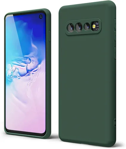Miniatura 258 de oakxco Funda para teléfono Samsung Galaxy S21 Ultra con agarre de silicona líquida, bonita funda delgada y delgada de goma suave de TPU lisa