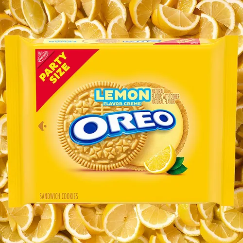 Miniatura 8 de OREO - Galletas tipo sándwich de limón y crema, tamaño fiesta, 24.95 oz