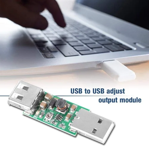 Miniatura 7 de Módulo convertidor Boost, ajustable de 5 V a 6-15 V DC-DC Step-Up Fuente de alimentación compacta y duradera para proyectos de electrónica DIY