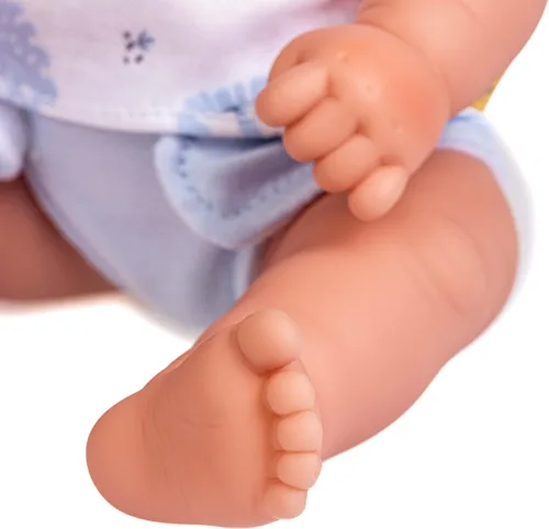 Miniatura 4 de Berenguer Boutique Realistic La Newborn Gemelos de Vinilo Lavable de 12.5 pulgadas Juego de Regalo Temático Azul y Rosa con Pañal Reutilizable
