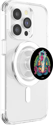 Miniatura 3 de Disney PopSockets MagSafe PopGrip de The Lion King Meditating Rafiki Retrato para iPhone