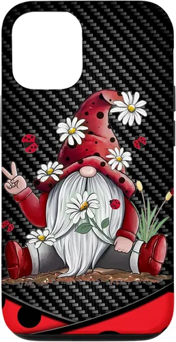 Miniatura 27 de Red Gnome Hippie Daisy Flowers Gnome Ladybugs - Christmas Case for iPhone 17